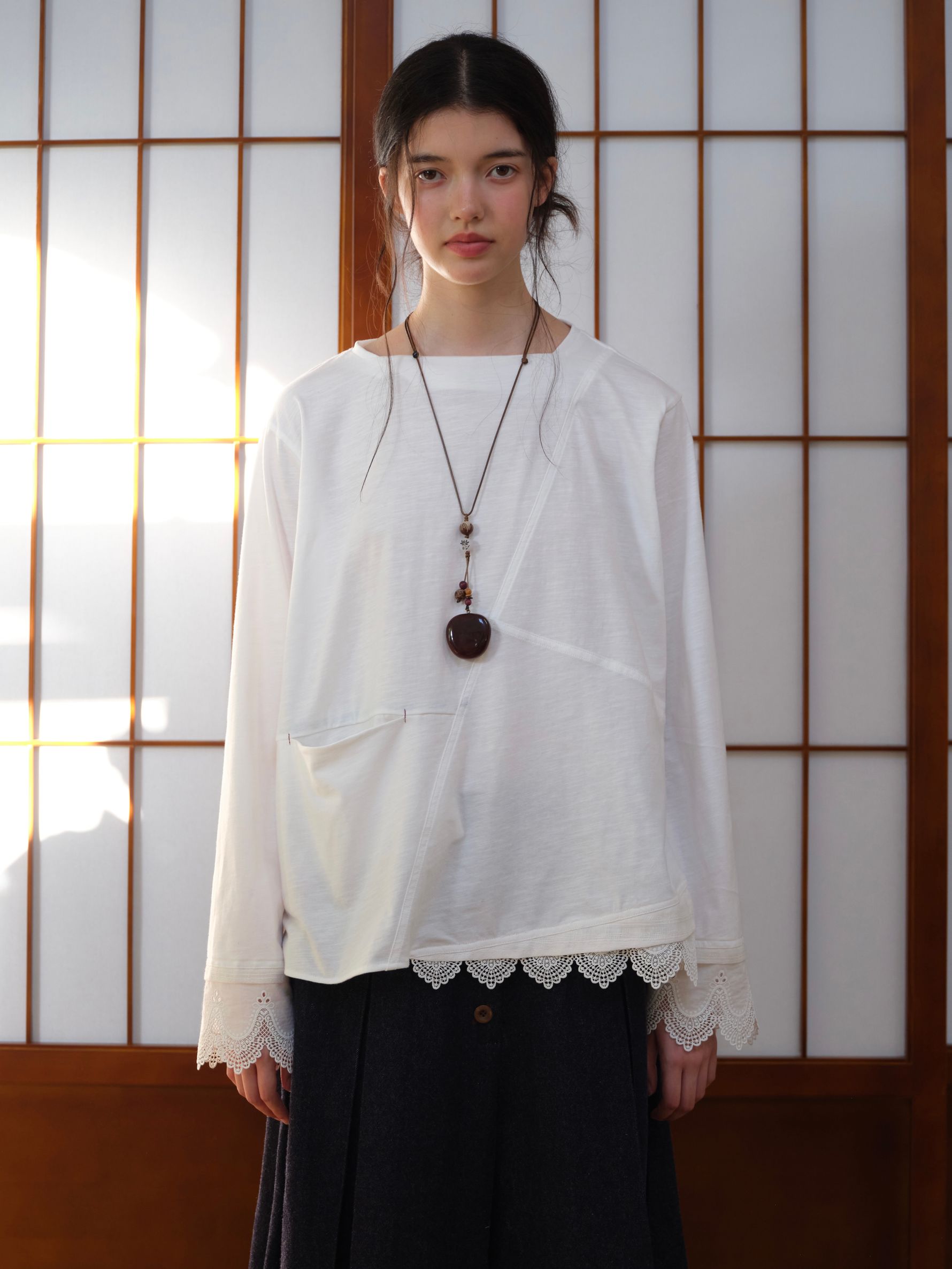 Laced T-shirt