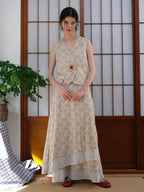 Double-layered Flower Pattern Skirt