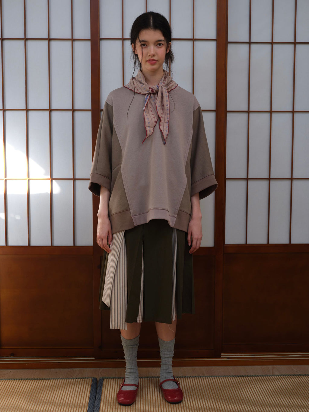 Patched Skirt