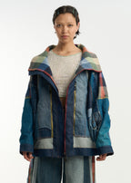 Patched Denim Jacket