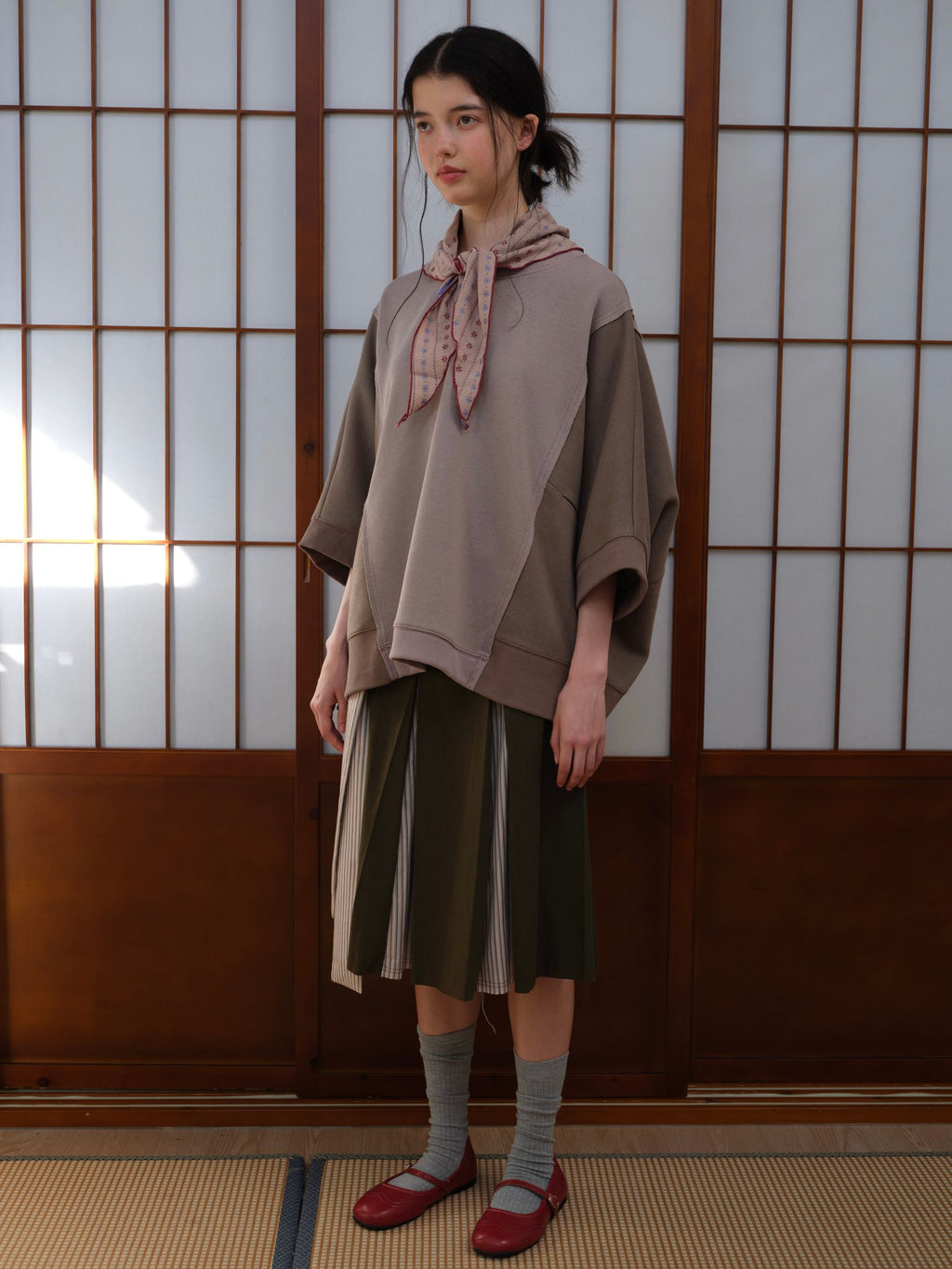 Patched Skirt
