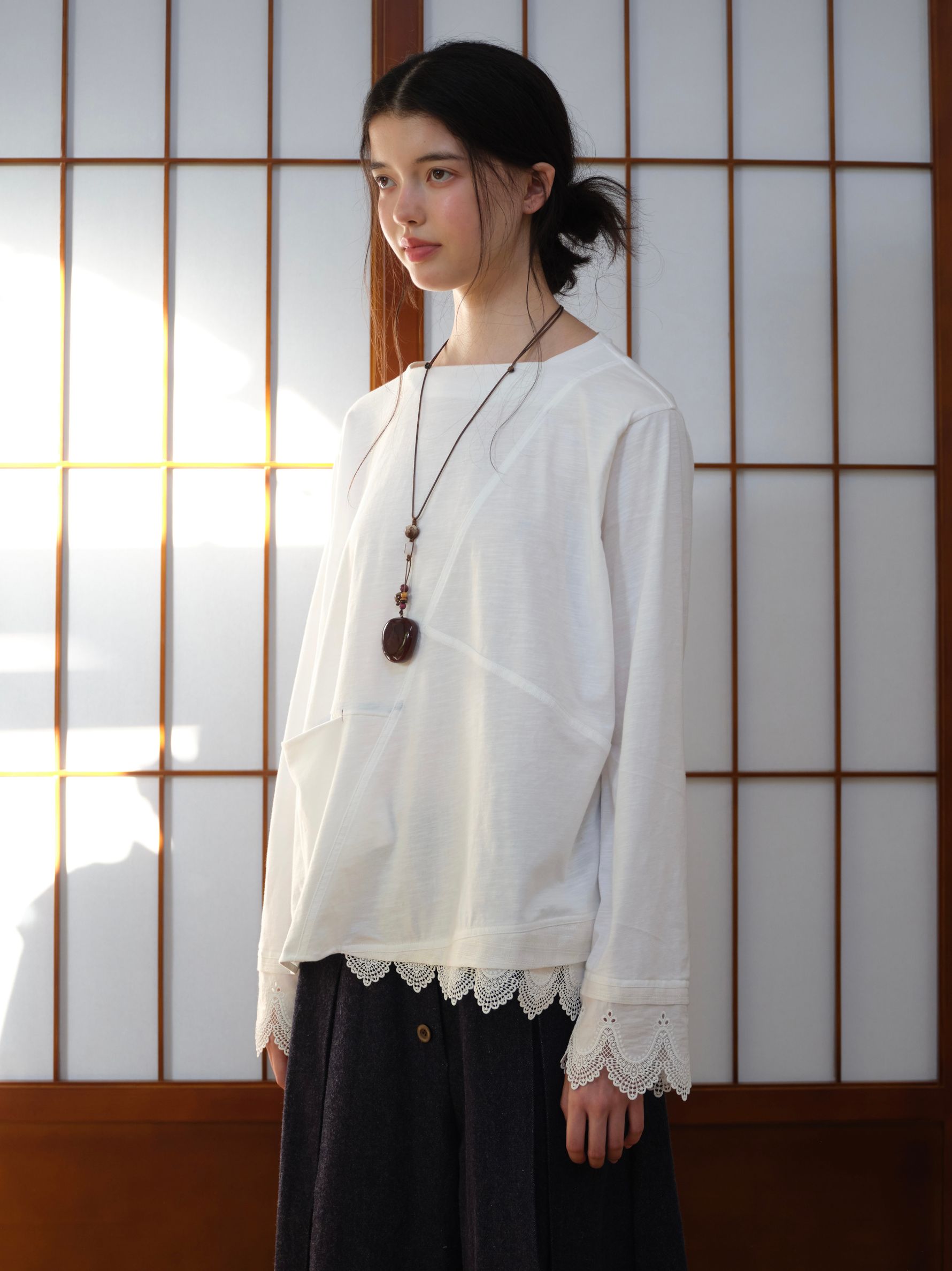 Laced T-shirt