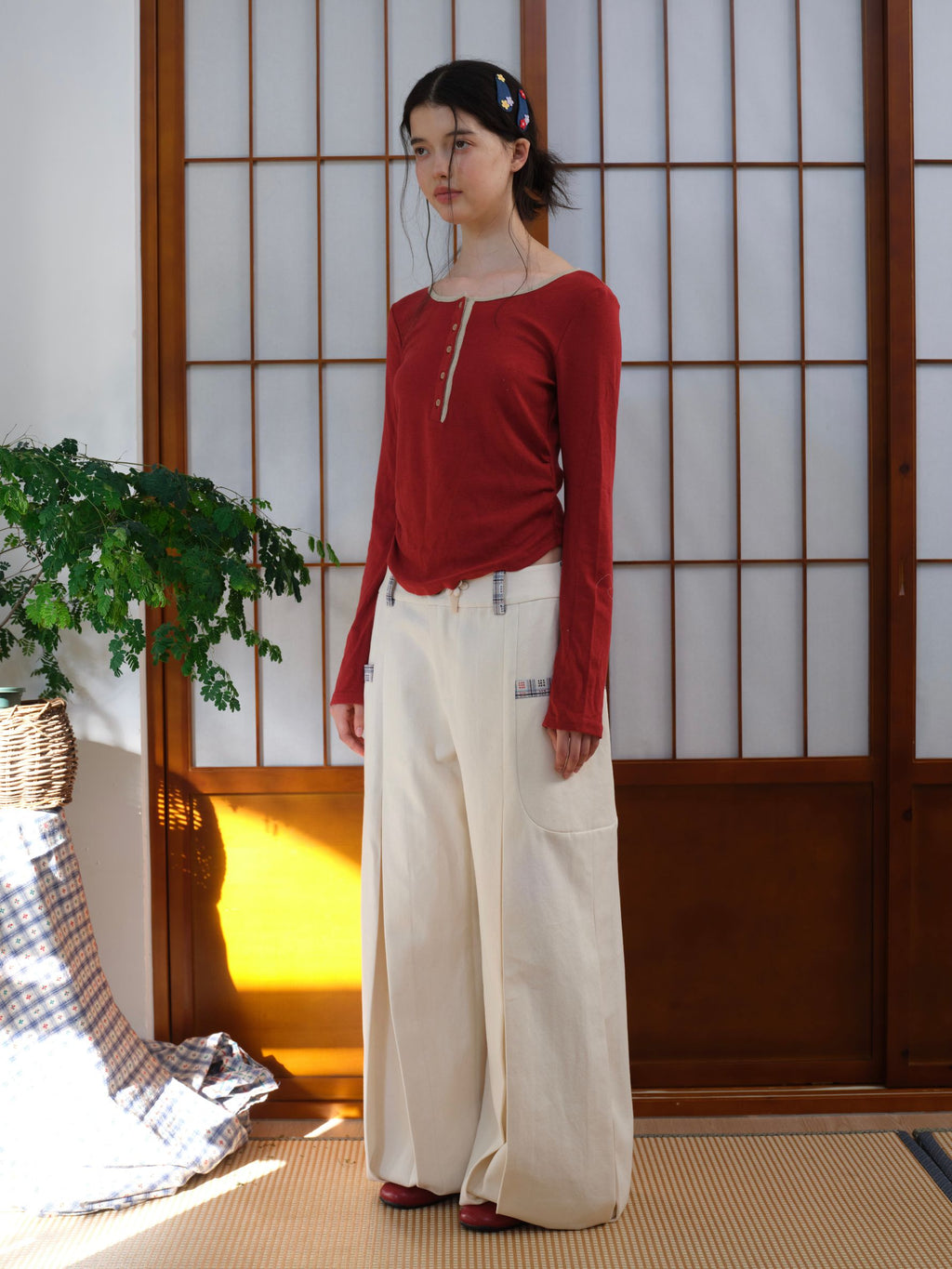 Patched Trousers