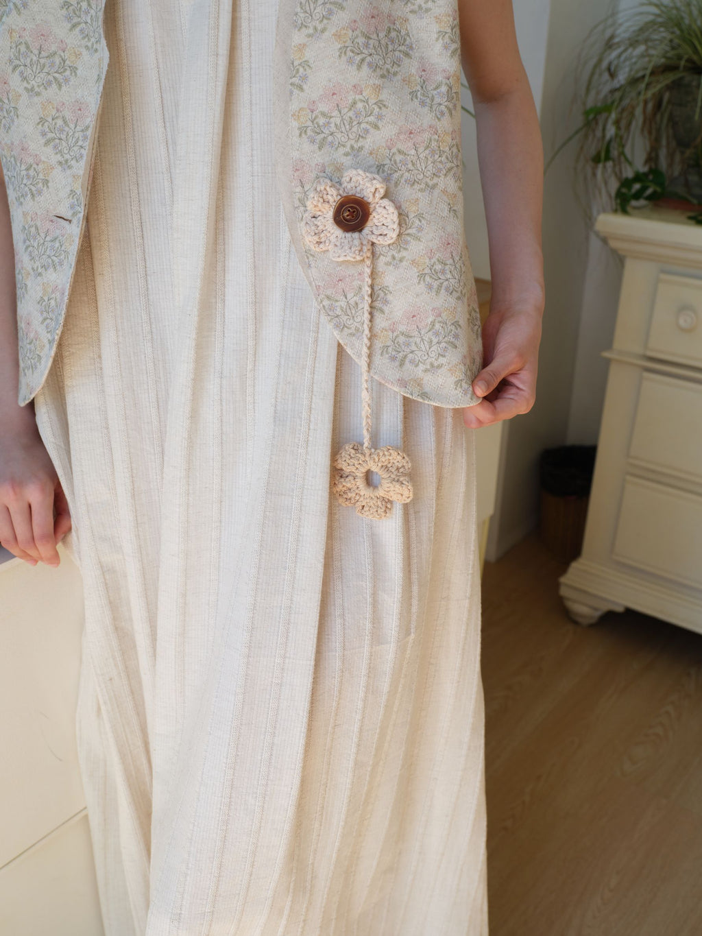 Flower Pattern Vest