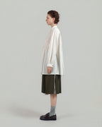 Cord Embroidered Shirt Dress