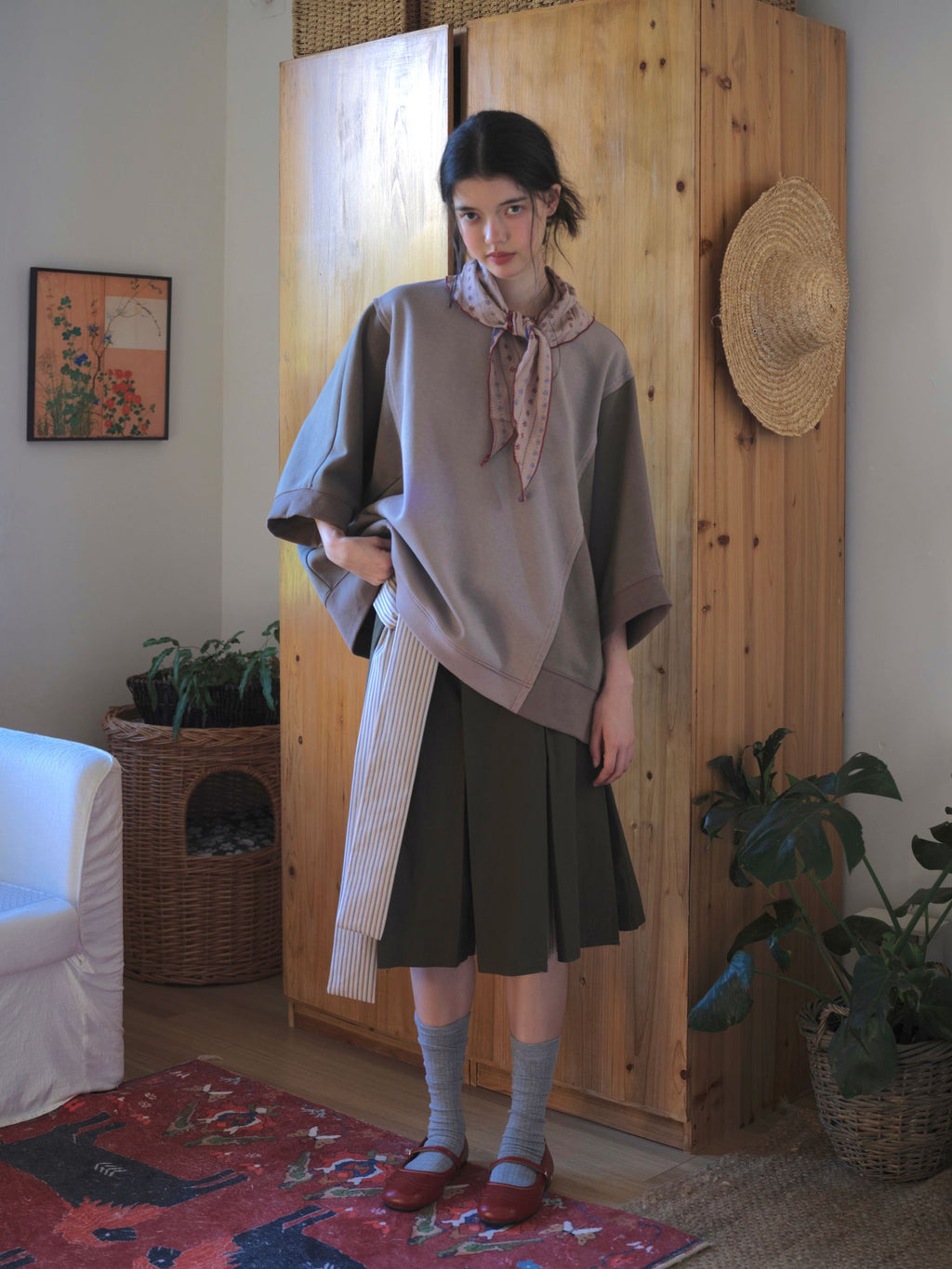 Patched Skirt
