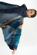 Patched Denim Jacket