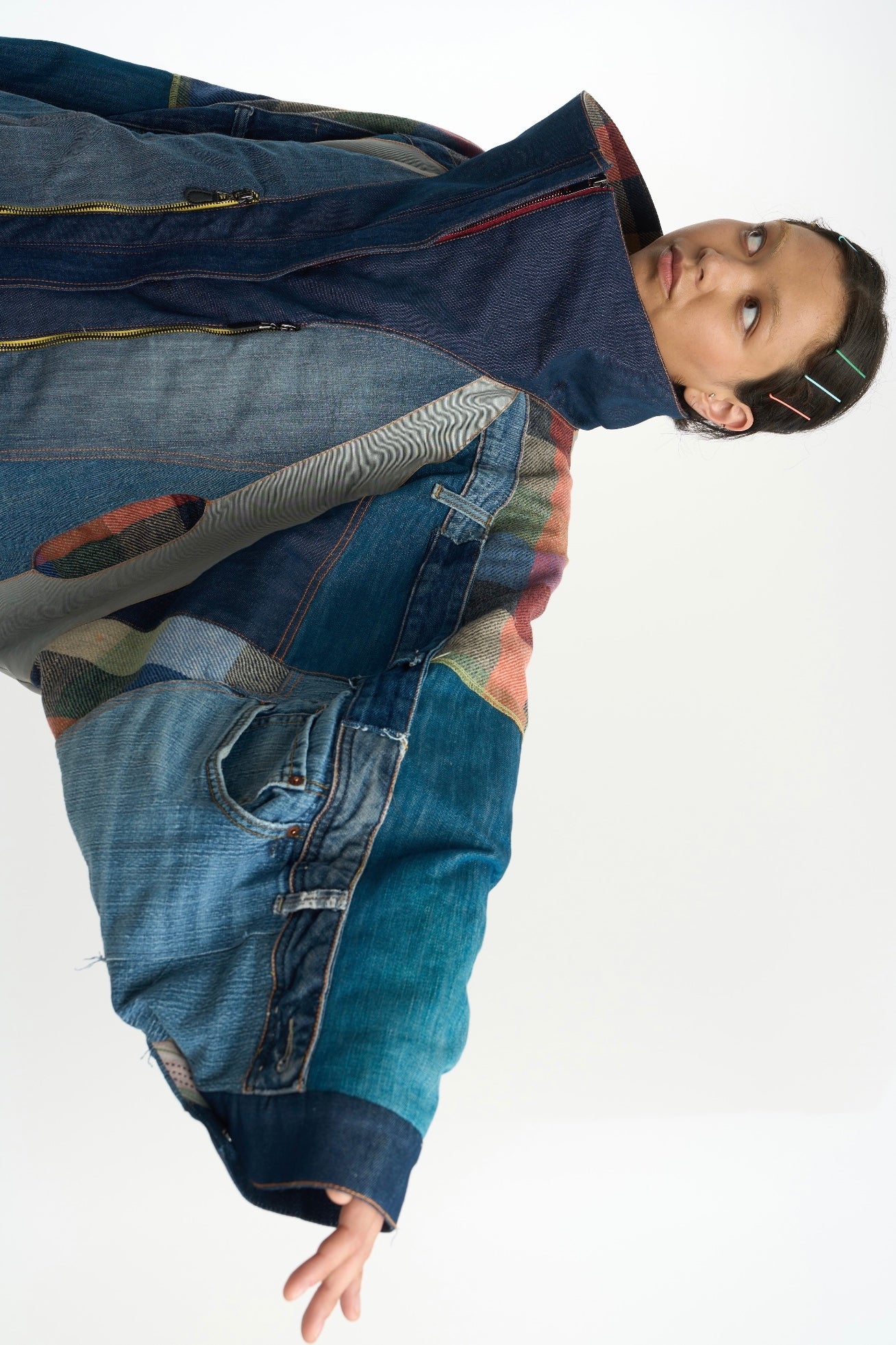 Patched Denim Jacket