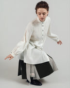 Cord Embroidered Shirt Dress